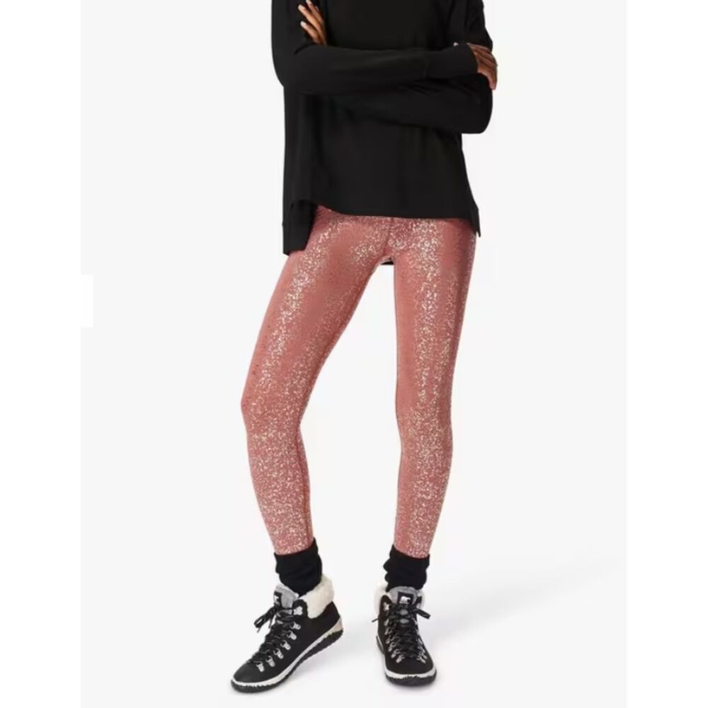 Sweaty Betty London Metallic Leggings Women’s US 4 UK 8 High Waist